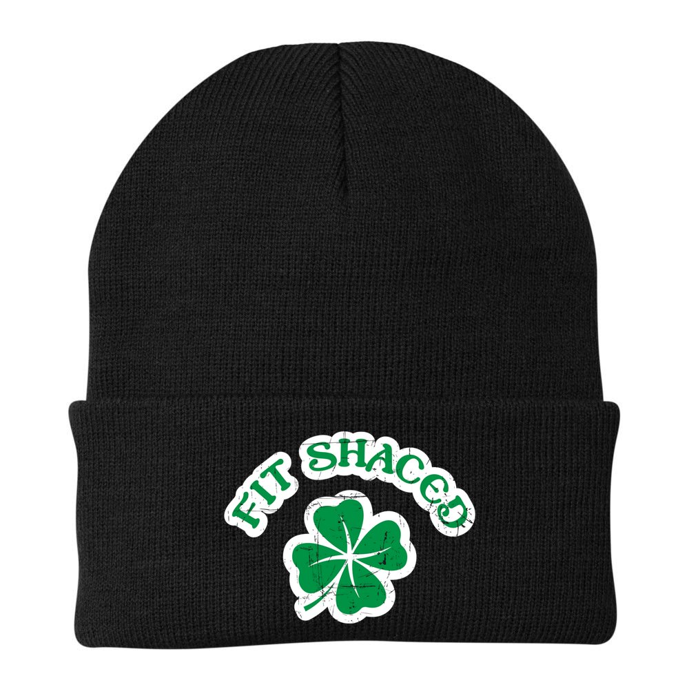Fit Shaced Drinking St Patricks Drink Paddys Day Team Beanie