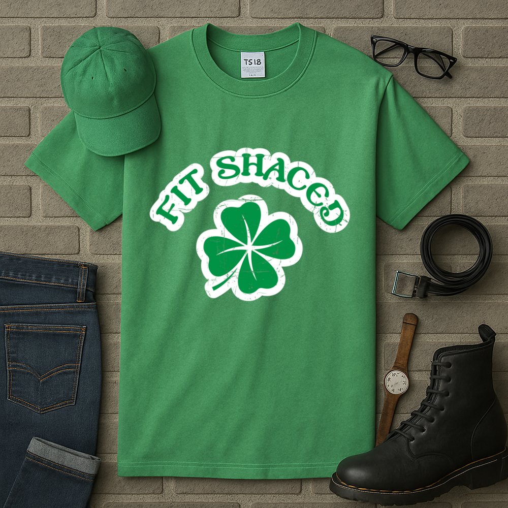 Fit Shaced Drinking St Patricks Drink Paddys Day Team Tall T-Shirt