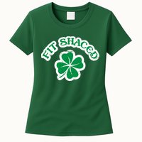 Fit Shaced Drinking St Patricks Drink Paddys Day Team Womens T-Shirt