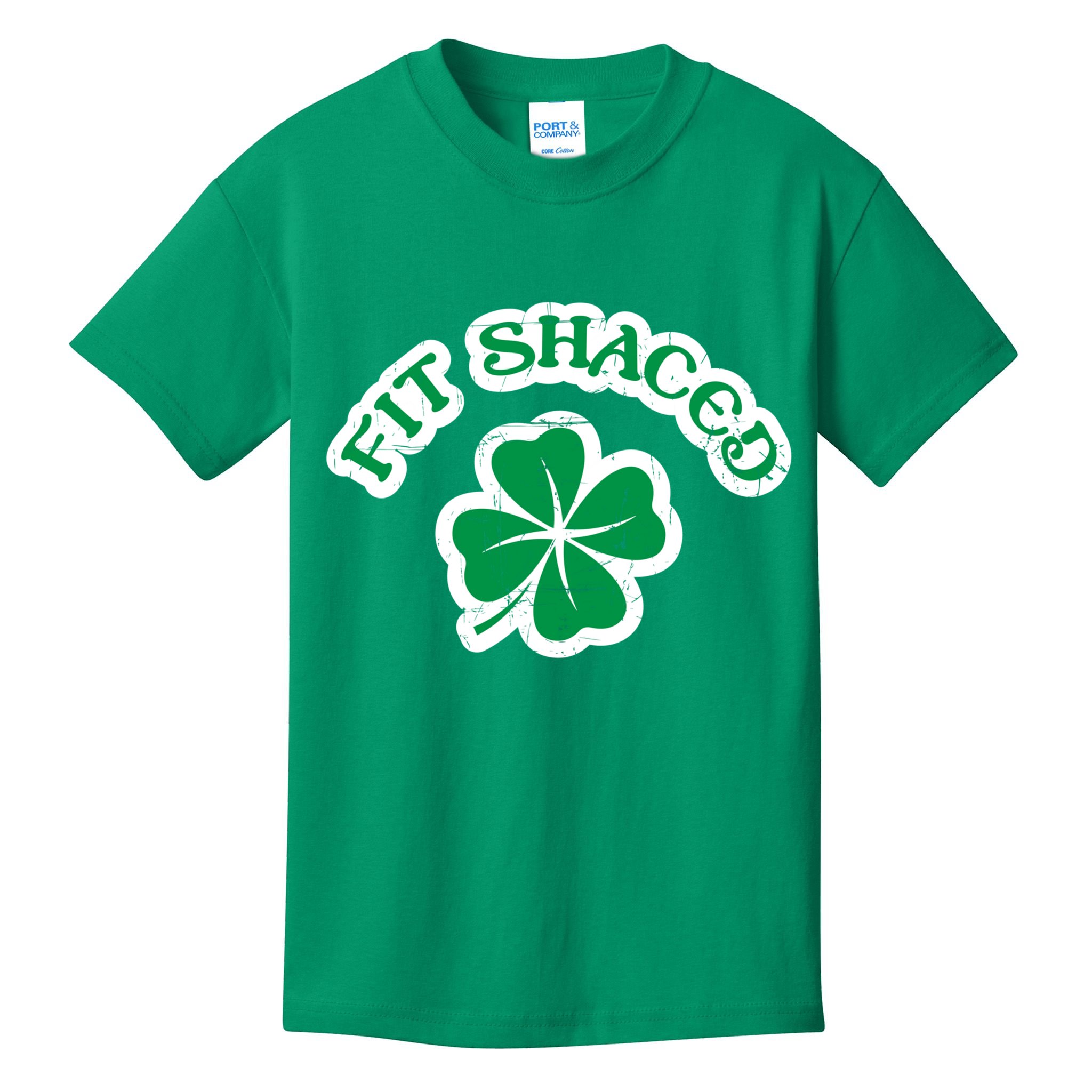 Fit Shaced Drinking St Patricks Drink Paddys Day Team Kids T-Shirt