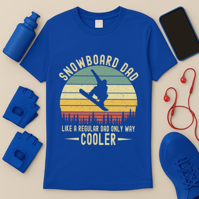 Funny Snowboard Dad Like A Regular Dad But Only Way Cooler Gift T-Shirt