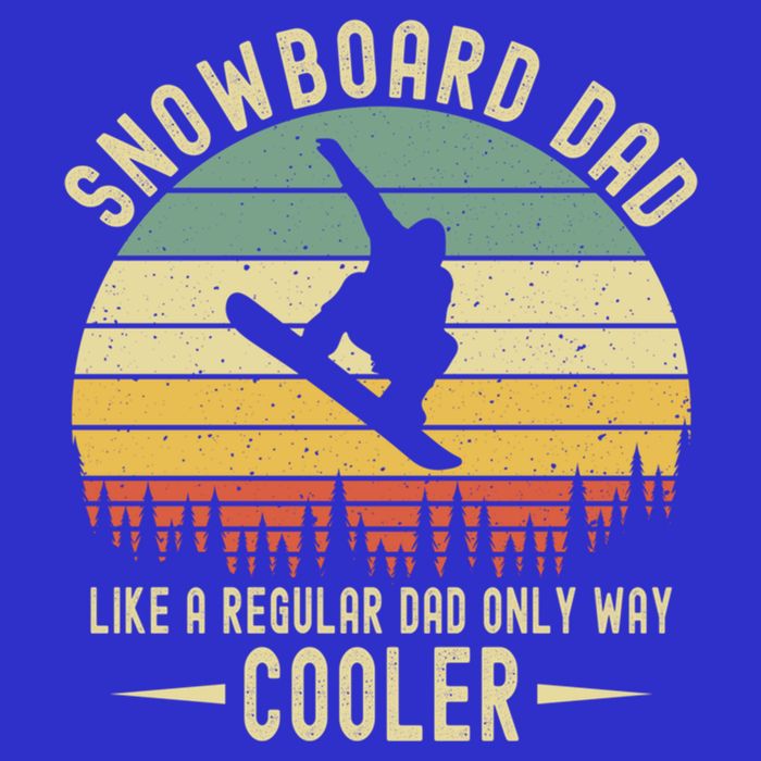 Funny Snowboard Dad Like A Regular Dad But Only Way Cooler Gift T-Shirt