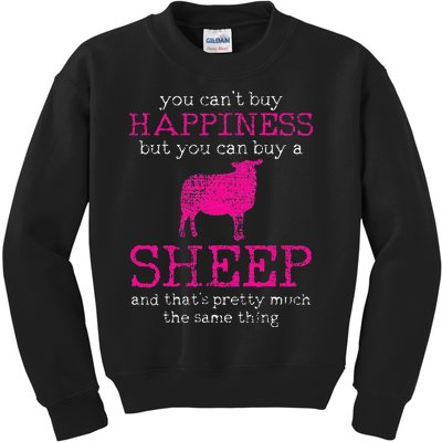 Funny Sheep Design for Farmers and Sheep Lovers Kids Sweatshirt