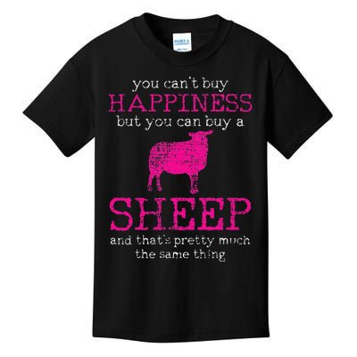 Funny Sheep Design for Farmers and Sheep Lovers Kids T-Shirt