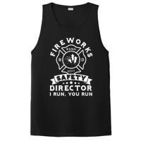 Fireworks Safety Director I Run You Run Bang Dept Patriotic PosiCharge Competitor Tank