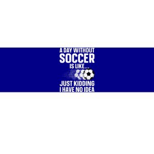 Funny Soccer Design For  Sport Player Soccer Lover  Bumper Sticker