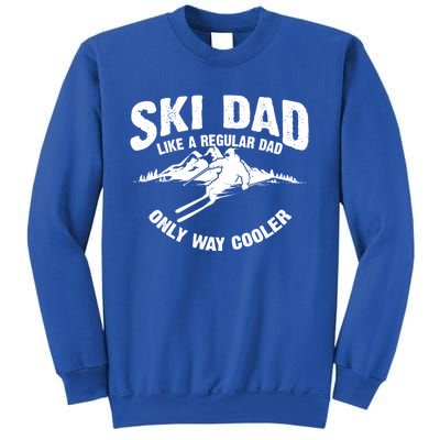 Funny Ski Dad Gift Skiers Cute Skiing Lovers Father's Day Gift Sweatshirt