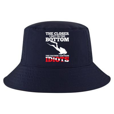 Funny Scuba Diving Flag Dive Quote Scuba Diver Gift Cool Comfort Performance Bucket Hat