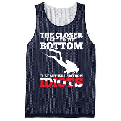 Funny Scuba Diving Flag Dive Quote Scuba Diver Gift Mesh Reversible Basketball Jersey Tank