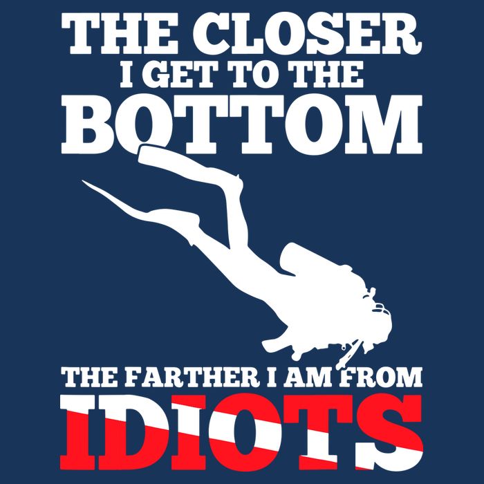 Funny Scuba Diving Flag Dive Quote Scuba Diver Gift Golf Towel