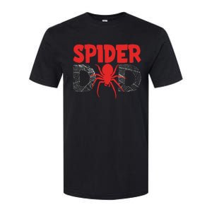 Funny Spider Dad Design For Male Parents Spider Lovers Softstyle CVC T-Shirt