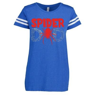 Funny Spider Dad Design For Male Parents Spider Lovers Enza Ladies Jersey Football T-Shirt