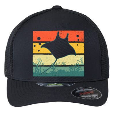 Funny Stingray Design For Men Women Kids Ocean Animal Lovers Flexfit Unipanel Trucker Cap