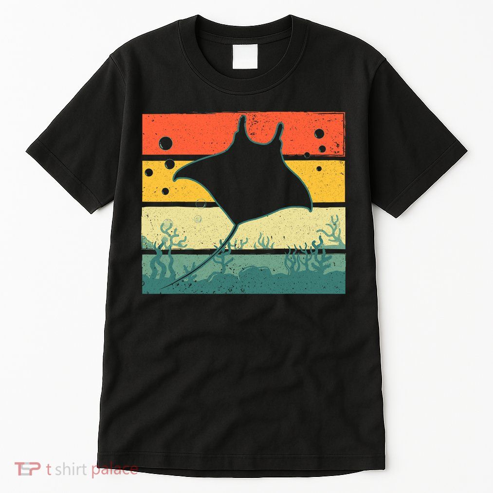 Funny Stingray Design For Men Women Kids Ocean Animal Lovers Tall T-Shirt