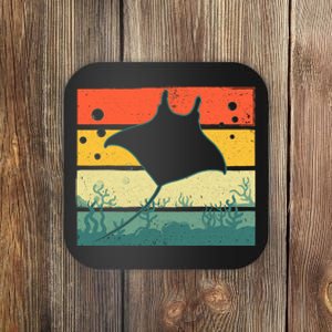 Funny Stingray Design For Men Women Kids Ocean Animal Lovers Coaster