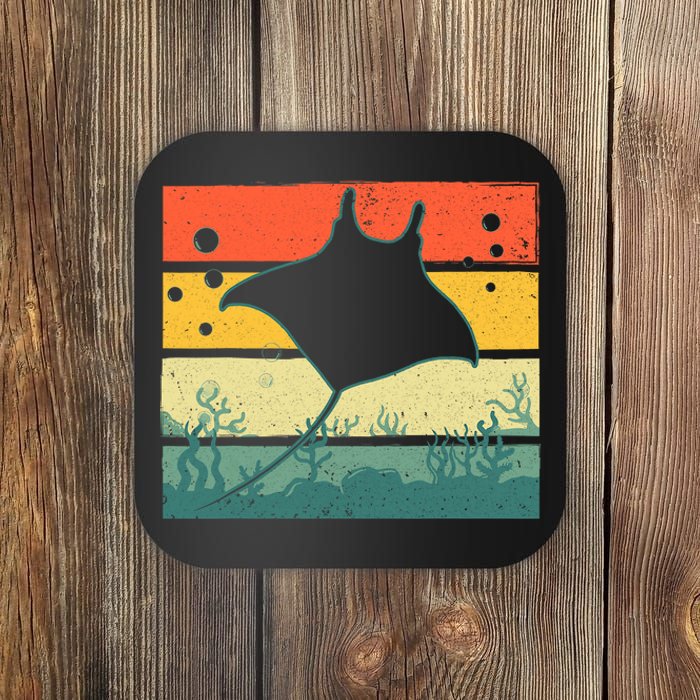 Funny Stingray Design For Men Women Kids Ocean Animal Lovers Coaster