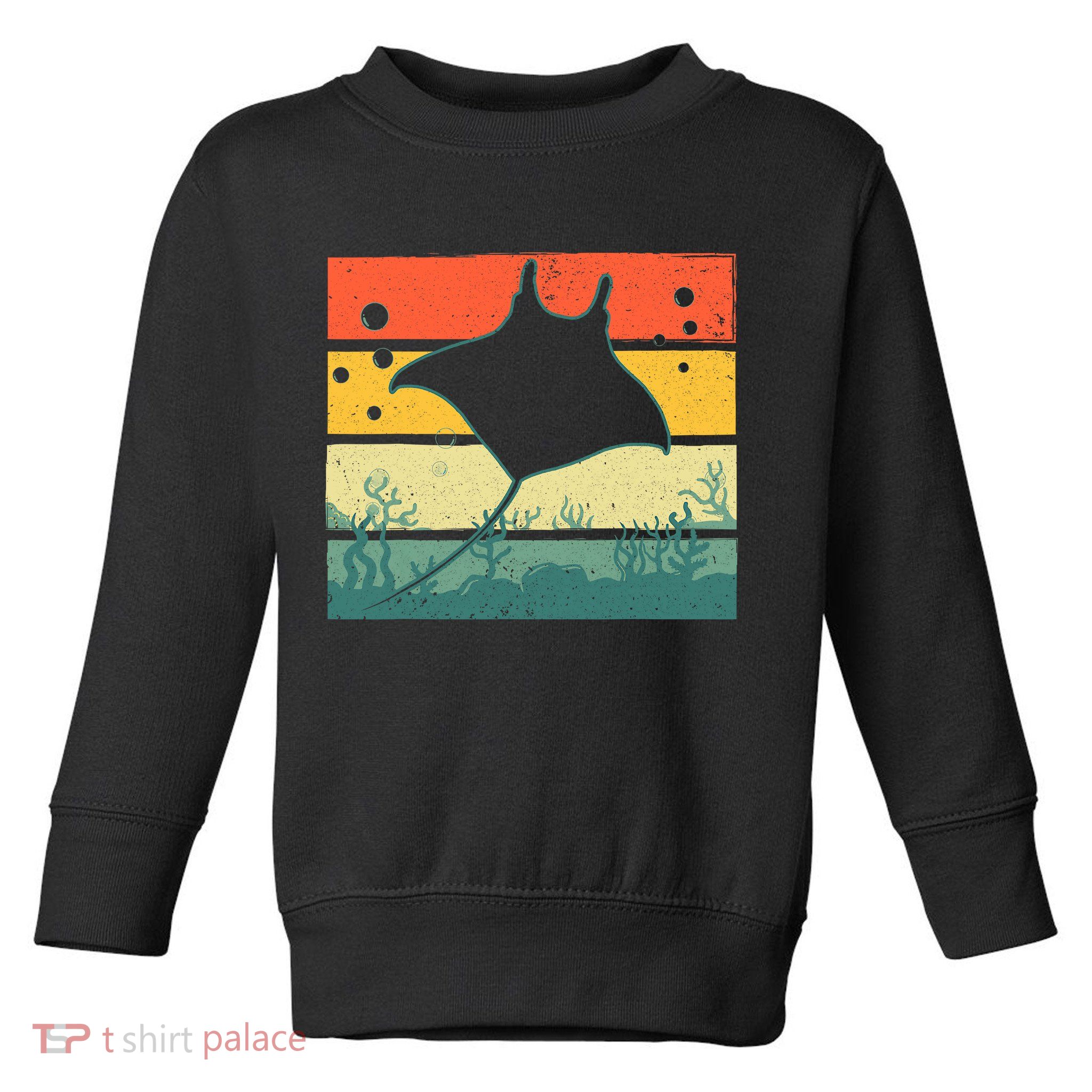 Funny Stingray Design For Men Women Kids Ocean Animal Lovers Toddler Sweatshirt