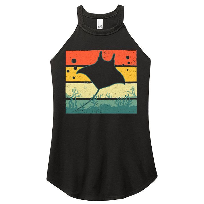 Funny Stingray Design For Men Women Kids Ocean Animal Lovers Women's Perfect Tri Rocker Tank