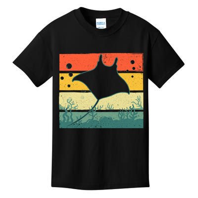Funny Stingray Design For Men Women Kids Ocean Animal Lovers Kids T-Shirt