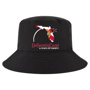 Florida State DeSantisLand A State Of Liberty Cool Comfort Performance Bucket Hat