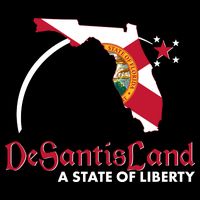 Florida State DeSantisLand A State Of Liberty Cooling Performance Crew T-Shirt