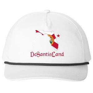 Florida State DeSantisLand A State Of Liberty Snapback Five-Panel Rope Hat