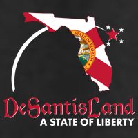 Florida State DeSantisLand A State Of Liberty Adult Drive Performance Visor