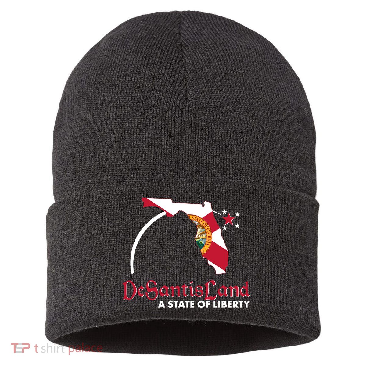 Florida State DeSantisLand A State Of Liberty Sustainable Knit Beanie