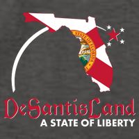 Florida State DeSantisLand A State Of Liberty Vector Backpack