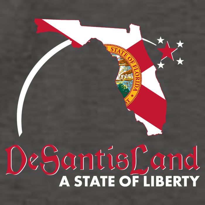 Florida State DeSantisLand A State Of Liberty Vector Backpack
