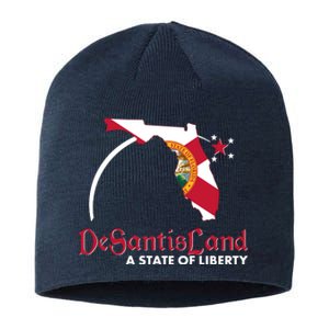 Florida State DeSantisLand A State Of Liberty Sustainable Beanie