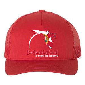 Florida State DeSantisLand A State Of Liberty Yupoong Adult 5-Panel Trucker Hat