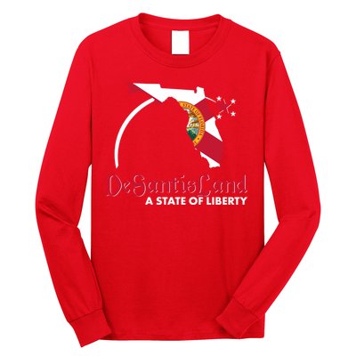 Florida State DeSantisLand A State Of Liberty Long Sleeve Shirt
