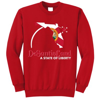 Florida State DeSantisLand A State Of Liberty Sweatshirt