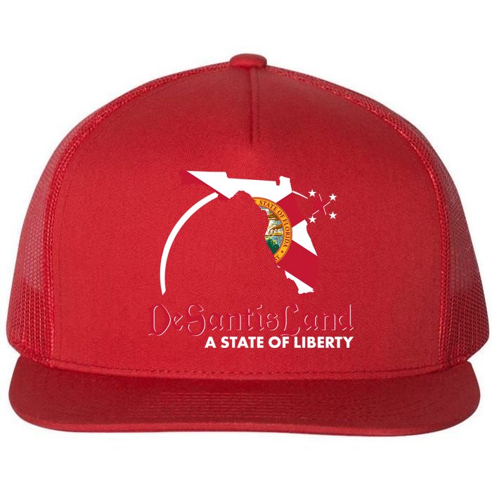 Florida State DeSantisLand A State Of Liberty Flatbill Hat