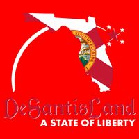 Florida State DeSantisLand A State Of Liberty Flatbill Hat