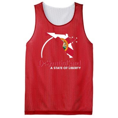 Florida State DeSantisLand A State Of Liberty Mesh Reversible Basketball Jersey Tank