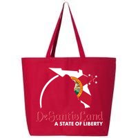 Florida State DeSantisLand A State Of Liberty 25L Jumbo Tote