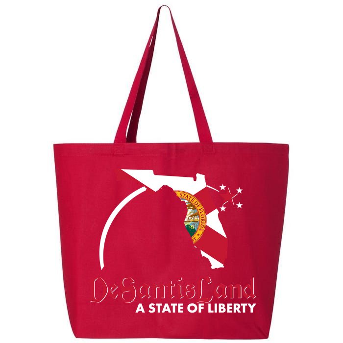 Florida State DeSantisLand A State Of Liberty 25L Jumbo Tote