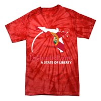 Florida State DeSantisLand A State Of Liberty Tie-Dye T-Shirt