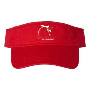 Florida State DeSantisLand A State Of Liberty Valucap Bio-Washed Visor