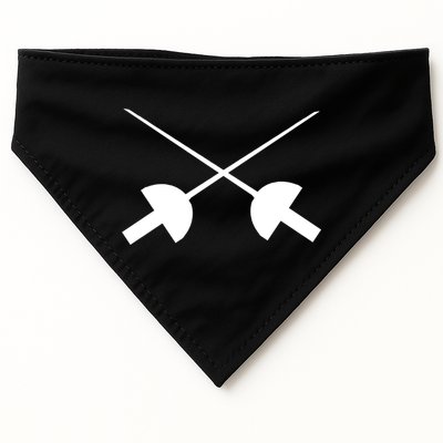 Fencing Saber Epee Fence Gift USA-Made Doggie Bandana