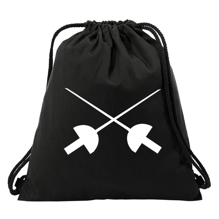 Fencing Saber Epee Fence Gift Drawstring Bag