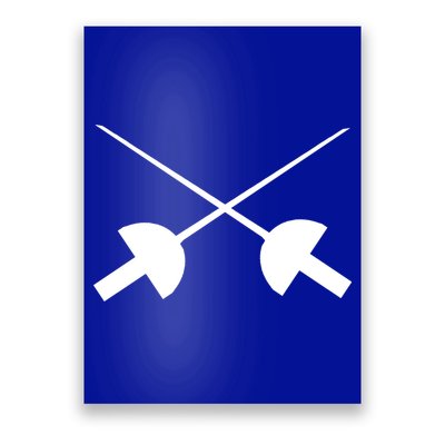 Fencing Saber Epee Fence Gift Poster