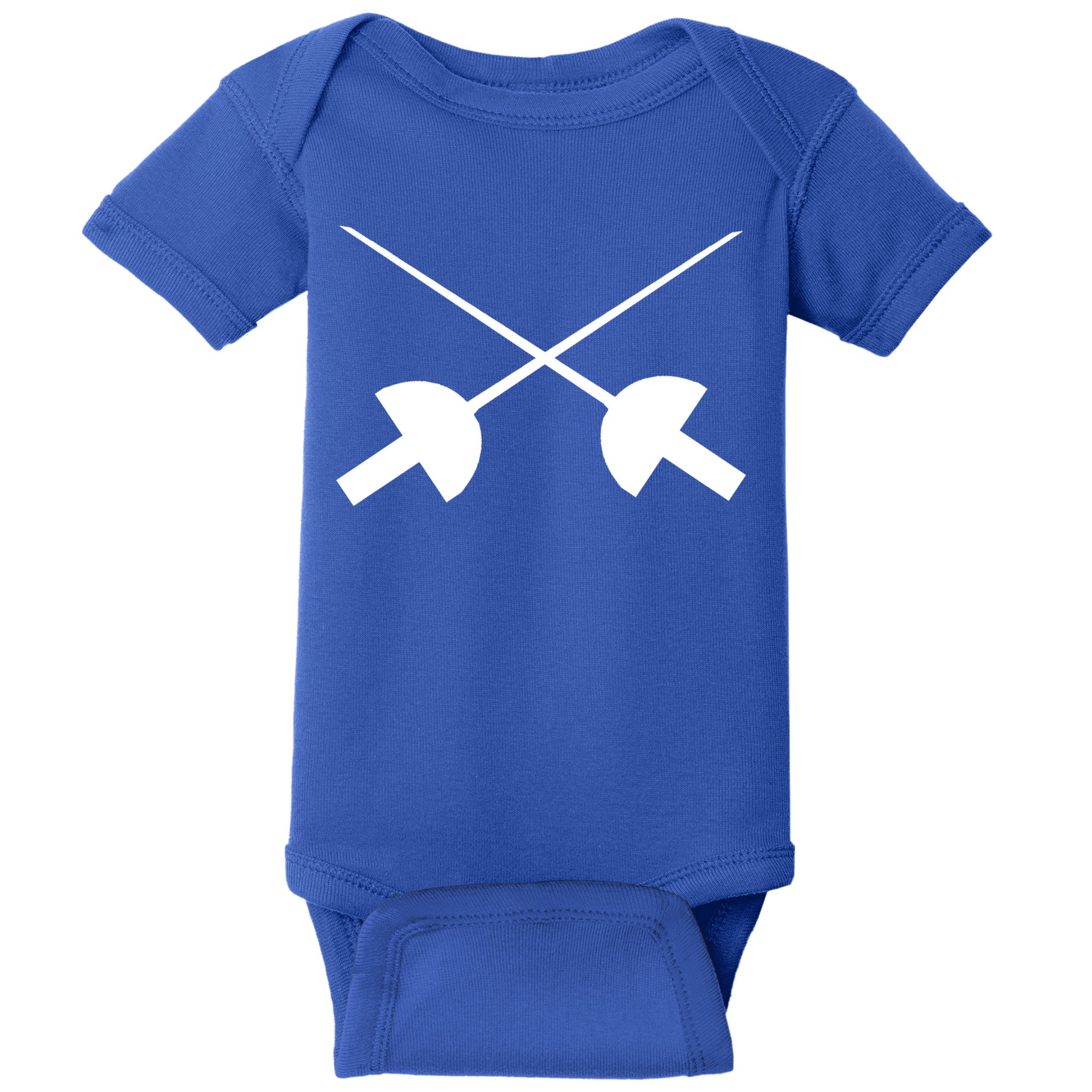 Fencing Saber Epee Fence Gift Baby Bodysuit