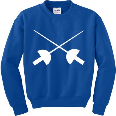 Fencing Saber Epee Fence Gift Kids Sweatshirt