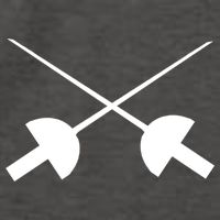 Fencing Saber Epee Fence Gift Vector Backpack