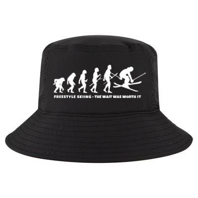 Freestyle Skier Evolution Of Freestyle Skiing Gift Cool Comfort Performance Bucket Hat