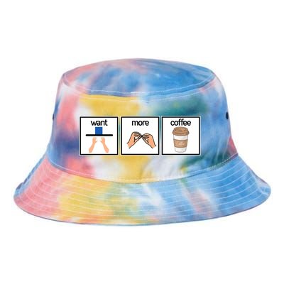 Funny Special Education Teacher Want More Coffee Tie Dye Newport Bucket Hat