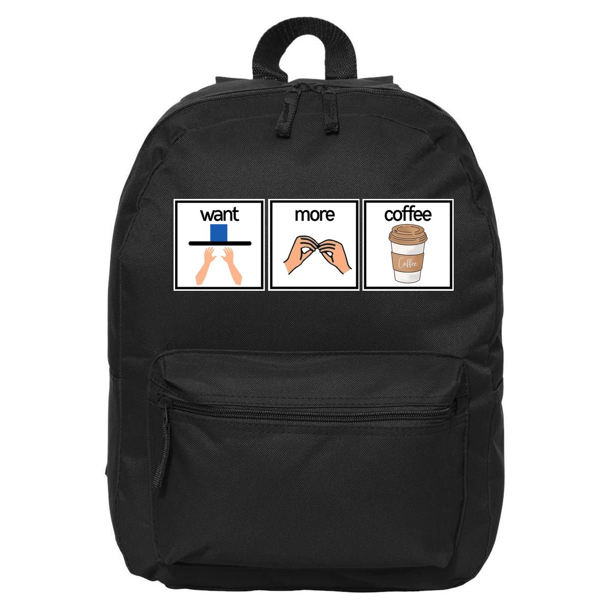 Funny Special Education Teacher Want More Coffee 16 in Basic Backpack